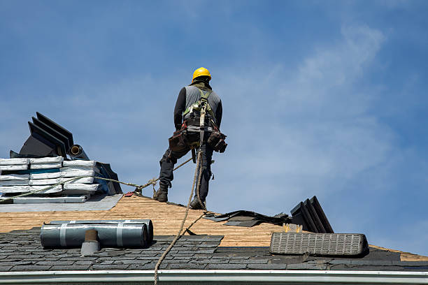 Professional Roofing technician working in Spartansburg, PA